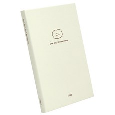 인디고 자문자답 오늘기분 한 문장 일기 6개월용 + 데코스티커 세트, 좋아해 베이지, 1세트