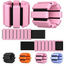 여성용 필라테스 손목 및 발목 웨이트 착용 가능 강한 팔 다리 2개 세트각 1파운드 조절, 1 LB