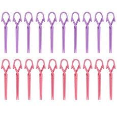 YFFSFDC 네일 클립 손가락용 매니큐어 프로텍터 핑거크리페인트용 다기능 네일 액세서리 네일 프로텍터 20개입