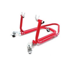 重機移動式駐車架 - 後輪款 移車架 移動式駐車架 移動駐車架, 重機移動式駐車架-後輪款-U型頂頭-全紅