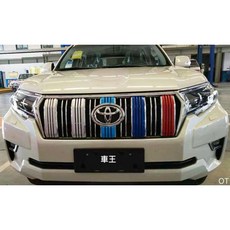 【車王汽車精品百貨】豐田 Toyota 2018 PARDO 三色款 中網飾條 中網框 水箱護罩 水箱飾條 中網改裝
