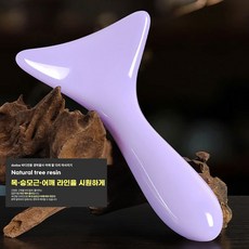 dodoa 바디전용 경락괄사 어깨 팔 다리 마사지기, 퍼플, 1개