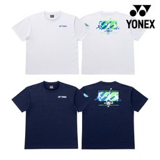 요넥스 티셔츠 YOB26001EX 남녀공용 2026 전영오픈 수입 배드민턴 반팔 상의 오남스포츠