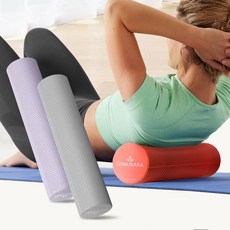 스트레칭 얇은종아리 슬림폼플러 운동요가 뭉침 근육통, 1개, 미니폼롤러 45cm 애쉬그레이