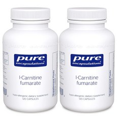 Pure Encapsulations 左旋肉鹼富馬酸鹽膠囊, 2個, 120 件