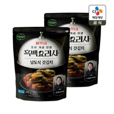 CJx흑백요리사 비비고 갓김치 300g x2개