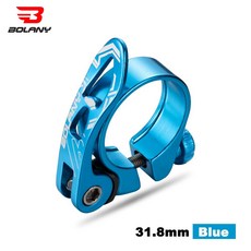 BOLANY MTB 자전거 시트 포스트 클램프 빠른 출시 초경량 알루미늄 합금 마운트, 31.8mm 3