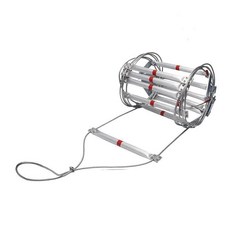 消防逃生軟梯 鋁合金鋼絲軟梯 高空作業救援救生梯 防火鋼絲, 1個