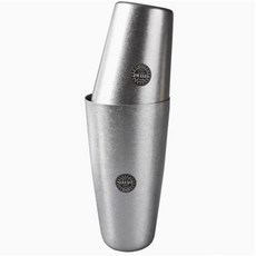 AOYOSHI青芳製作所 波士頓雪克杯 復古銀 酒吧調酒工具 (台灣現貨), 1個, 無底