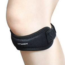 혁선생 의료용 무릎보호대 러닝 등산 슬개골 밴드 Knee H-04, Black, 2개