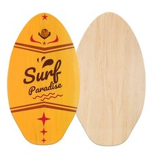 패들 레저 서프 장비 제품 나무 수상보드 우드서핑보드, 1개, 7. 무지개 일몰 35인치