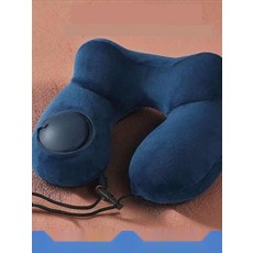 편안한 여행용 목베개 휴대용 U자형 경추 지지, 1. 네이비 스탠다드