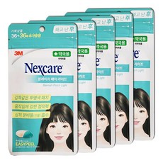 3M 넥스케어 블레미쉬 클리어 커버 라이트 72매X5개 스팟 패치, 5개
