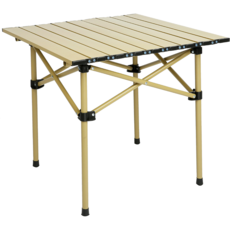 油夠便宜 MP 露營蛋捲桌, 50cm方桌-卡其 #6545