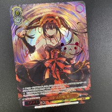 四之彈回溯狂三卡牌約會大作戰時崎狂三卡片燙金簽字收藏DIY閃卡, 四之彈回溯狂三彩簽