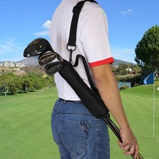 가방 이동형 스탠드 클럽보관 휴대용 골프백 경량 라운딩 가벼운 52353ea 1(EA), 검정