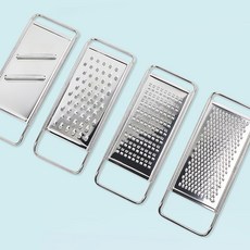 AN 스텐 그레이터 고급 강판 채칼 슬라이서 치즈 야채, 사각 (57), 1개