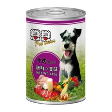全球寵物 戀戀狗罐頭 全齡犬適用 440g 營養美味 易開罐, 1個, 牛肉 Beef