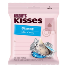 허쉬 키세스봉 쿠키앤크림, 81g, 1개