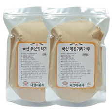 대명이유식 국산 볶은귀리가루 귀리분말 귀리선식 오트밀 미숫가루 쉐이크, 500g, 2개