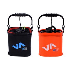 VA SG두레박 고급형 접이식 두레박, 블랙 22cm