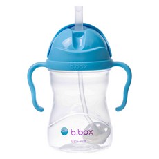 비박스 그래비티 볼 빨대 물병, 블루베리, 240ml, 1개