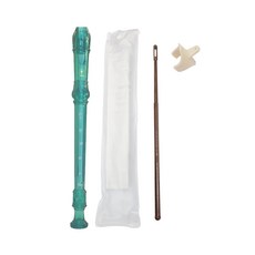야마하 리코더 YRS-20G 저먼식 리코더 필수 패키지 +소지봉 +엄지 받침대, 블루, 1개