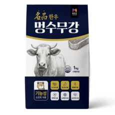 목우촌 펫 멍수무강 기능성 소프트 사료 전연령, 1개, 1kg, 소
