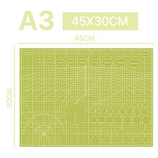 벨라킨 양면사용 데스크 컷팅매트, 연두색