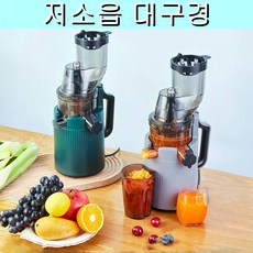 대용량 투입구 600ml 저속 원액착즙주서기 가정용 자동 5단속도 역회전 스테인리스필터 분리세척 저소음 안전잠금 과열방지 BPA프리, 회색