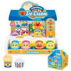 호빵맨 빵집 쿠키 장난감 주방 소꿉놀이 카운터 아이스크림, 1개, 판타지 스크림 2023 표준판