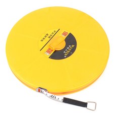 100m 화이바 측량줄자 인테리어용 원형천줄자 측정용, 1개