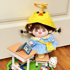 20cm 인형 인형옷 잠옷 공주 아이돌 의상 드레스 솜인형옷 귀여운 로리타 솜깅이 솜인형, 버터 쿠키 (여성)