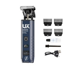 UNKO 恩科 電動理髮器, UK-X60夜霧藍【升級精鋼頭】送4個限位梳+油刷