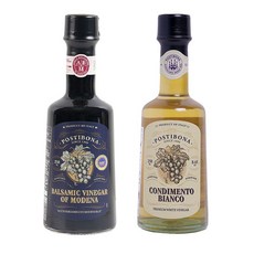 포스티보나 프리미엄 모데나 발사믹식초 레드+화이트, 1세트, 250ml
