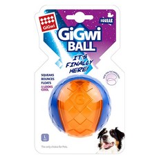 GiGwi 寵物彈力球 磨牙耐咬發聲玩具 狗狗互動玩樂, 1個