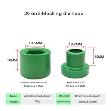 핫멜트 기계 블로킹 방지 다이 헤드 끈적거림 없는 용접기 워터 퓨저 202532PPR