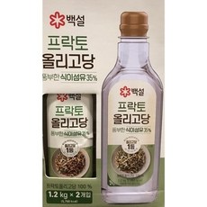 CJ 백설 프락토 올리고당, 1.2kg, 2개