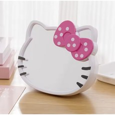 SA 헬로키티 입체형 거울 거치형, 1개, 핑크