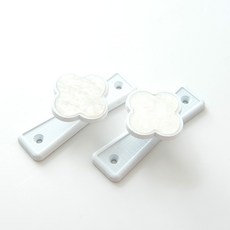 모던 심플 아연 합금 커튼 후크 후크 후크 천공 가능 접착식 커튼 후크 액세서리, 화이트, 1개