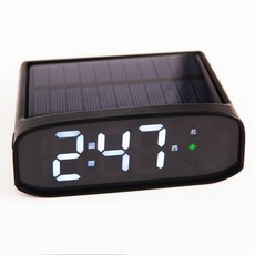 HUD 속도 표시기 태양광 자동차 창문 속도계 프로젝터 NumberGPSSpeedometer 모든 차량에 적합 PassUSBCo, 1)black