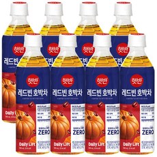 햇반 레드빈 호박차 500ml, 8개