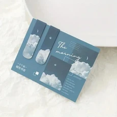 페이지 책 독자를 위한 2pcs 숲 풍경 자기 책갈피, 기타, 06 A