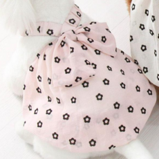 U&Pet 狗狗夏季大蝴蝶結服裝, 粉色的