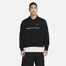나이키 트렌드 플리스 크루 남성 맨투맨 블랙