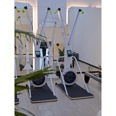스키에르그 스키머신 홈짐 코어 복근 어깨 운동기구, 화이트, 1개