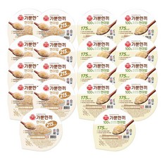 가뿐한끼 현미밥 150g+100% 현미로지은부드러운 현미밥 130g 각 9개씩, 1박스, 2.52kg