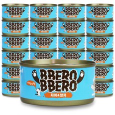 빼로빼로 참치치어 80g x24개 고양이캔 고양이간식, 참치, 24개