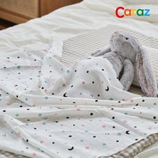 카라즈 아이스 인견 아기 유아 이불 100x110cm, 별달