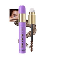 AKARY 브로우 & 헤어라인 필러 스틱 Spong 헤드 브러시 포함 3 in 1 헤어 컬러 컨실러 오래 지속되는 방수 임시 눈썹 수염용 다목적 마스카라 [호환], 05#